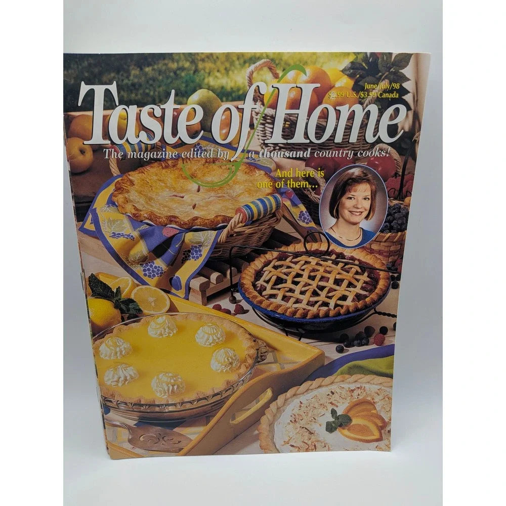 Lot of Taste of Home Magazines Vtg 1990s Christmas Thanksgiving Recipes desserts